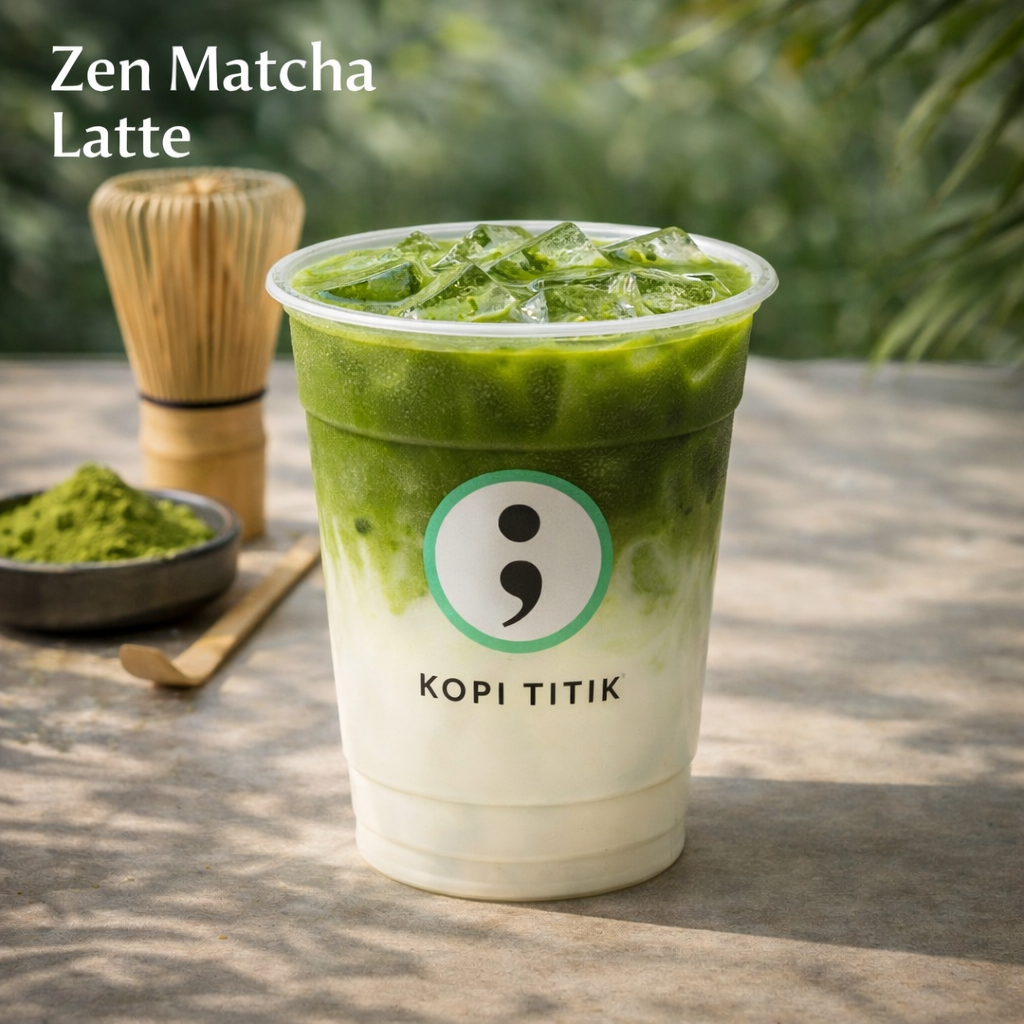 Zen Matcha Latte Titik Koma